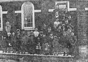 The Rev. Michael J. Kippenbrock and St. George’s Sunday School in the late 1920s. Photo courtesy of the Kent family