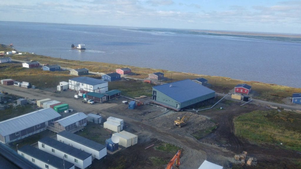 A view of Mertarvik. Photo courtesy of Ukpeagvik Inupiat Corp