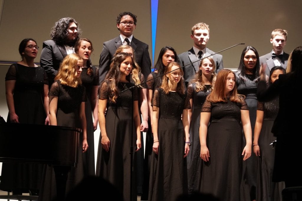 CHS Choir at the Winter Concert. Photo by Susan Harding/for The Cordova Times