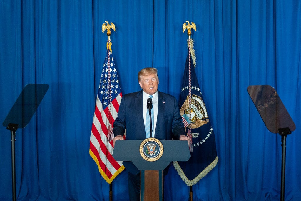 President Donald J. Trump. (Jan. 3, 2020) Photo courtesy of Shealah Craighead/The White House